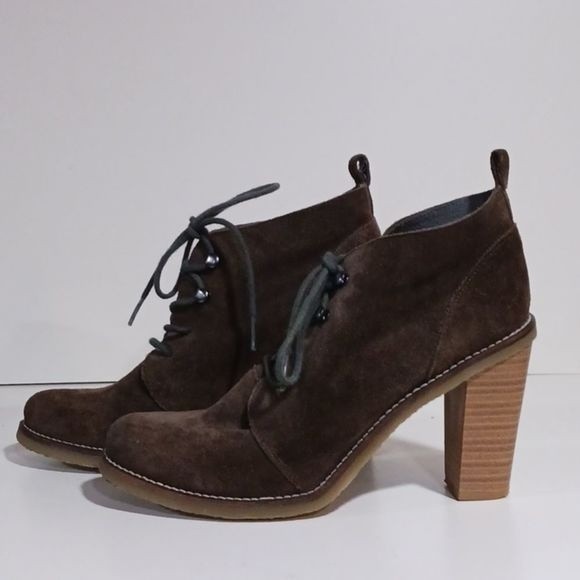 Kelsey Dagger Charlot brown suede ankle boots 8.5 - Picture 5 of 10